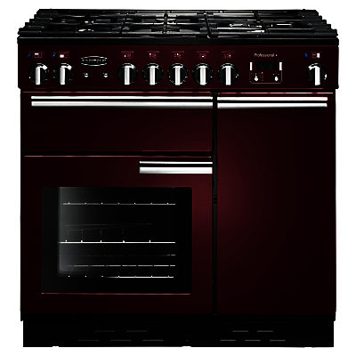 Rangemaster Professional+ 90 Gas Range Cooker Cranberry